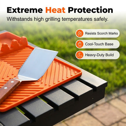 🔥Hot Deals-Silicone Grill Mat for Side Shelf
