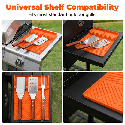 🔥Hot Deals-Silicone Grill Mat for Side Shelf
