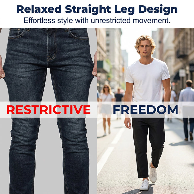 🔥Limited-time offer-Men’s Straight-Leg Loose-Fit Lightweight Pants