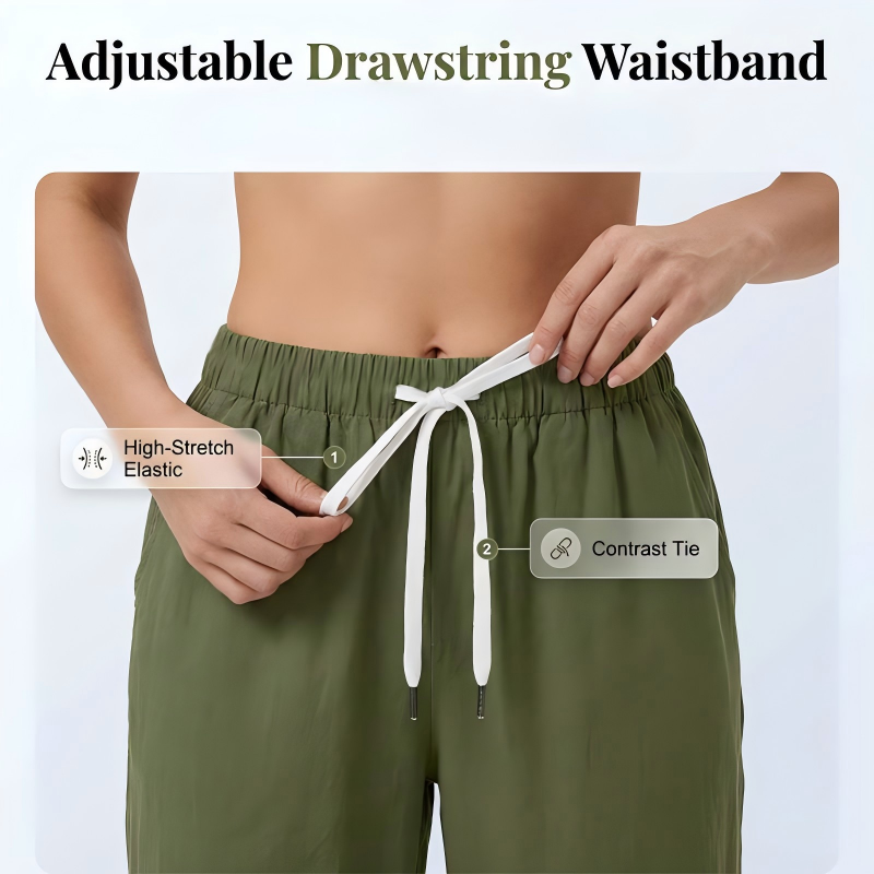 🔥New Arrivals & Special Offers-Women's Casual Capri Pants with Side Buttons