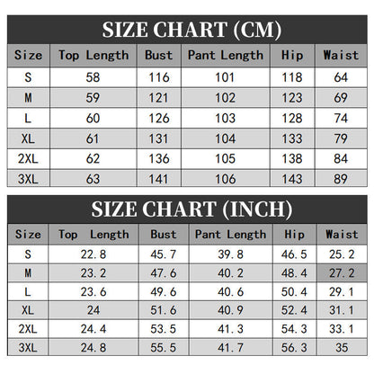Women's Print Top & Pants 2-Piece Set