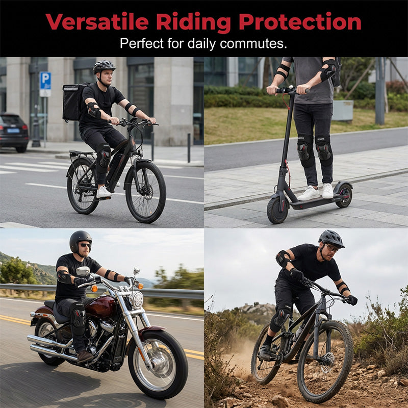 📢📢40% OFF !! ⏰Motorcycle Knee and Elbow Protector Set