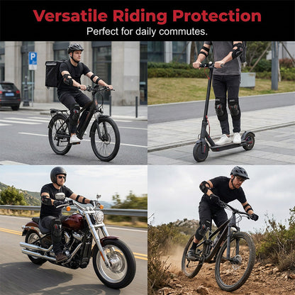 📢📢40% OFF !! ⏰Motorcycle Knee and Elbow Protector Set