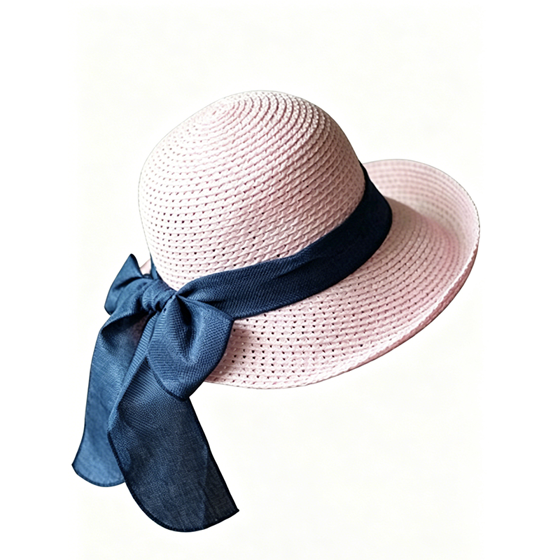 🔥Limited-time offer-Women's Wide Brim Straw Sun Hat with Bow
