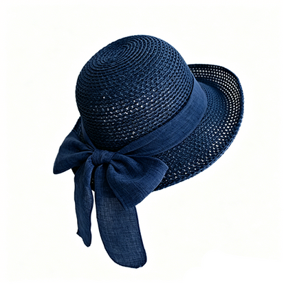 🔥Limited-time offer-Women's Wide Brim Straw Sun Hat with Bow