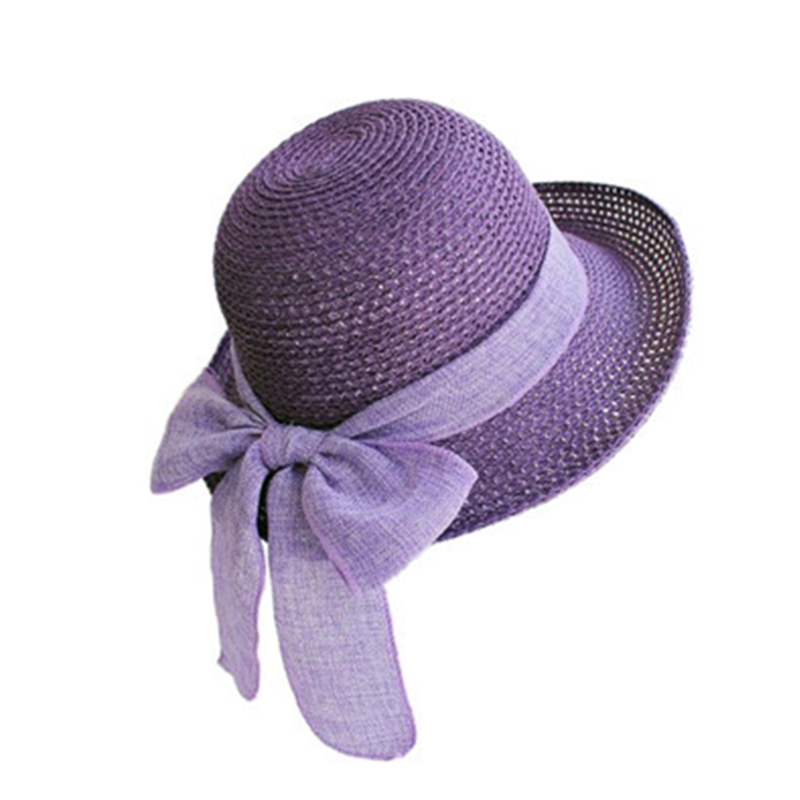 🔥Limited-time offer-Women's Wide Brim Straw Sun Hat with Bow