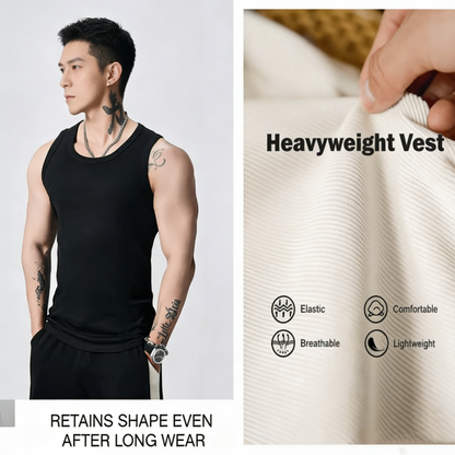 📢📢Last-day special-Men's Ribbed Muscle Tank Top
