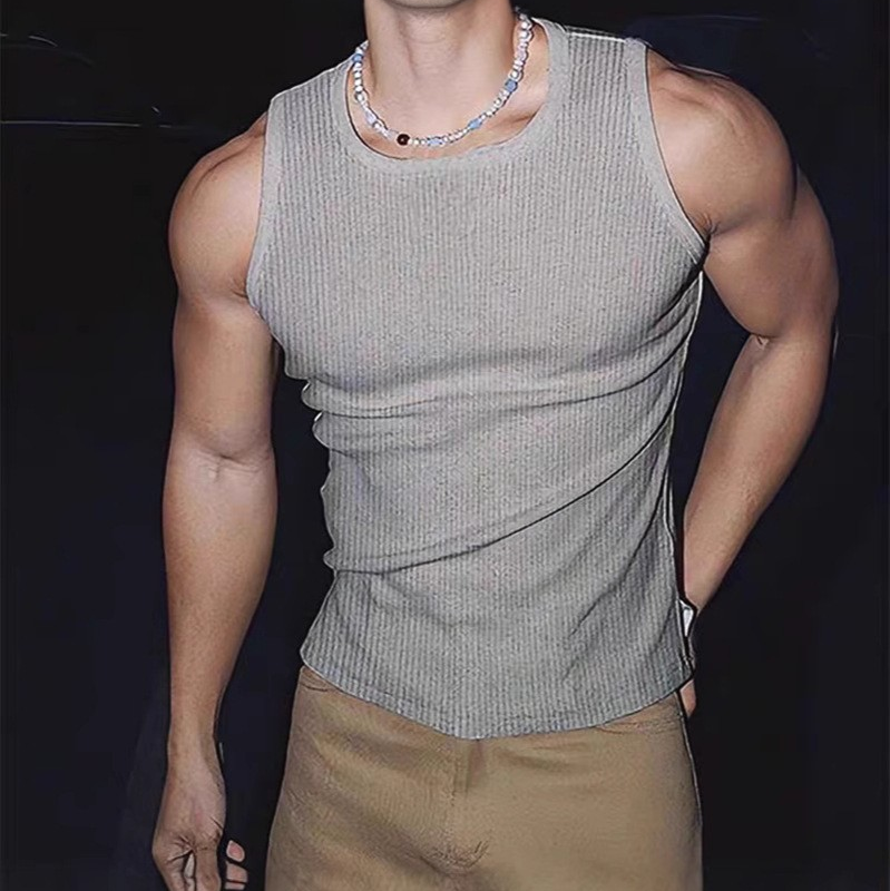 📢📢Last-day special-Men's Ribbed Muscle Tank Top