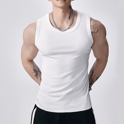 📢📢Last-day special-Men's Ribbed Muscle Tank Top