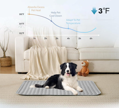 ⏳🔥LIMITED-TIME 50% OFF! 🐶 Dog Cooling Mat – 4x More Effective Cooling for Hot Summer Days ❄️✨