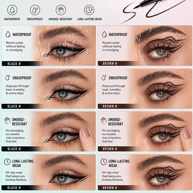 🏆 Last Day Special Price $14.8 🔥Buy 1 Get 1 Free🎁Waterproof Liquid Eyeliner Pen