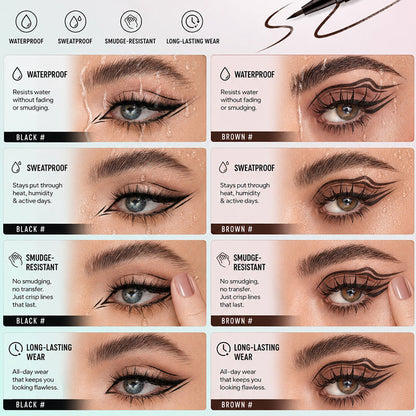 🏆 Last Day Special Price $14.8 🔥Buy 1 Get 1 Free🎁Waterproof Liquid Eyeliner Pen