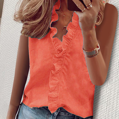 🔥New Arrivals & Special Offers-Women's Casual V-Neck Sleeveless Top