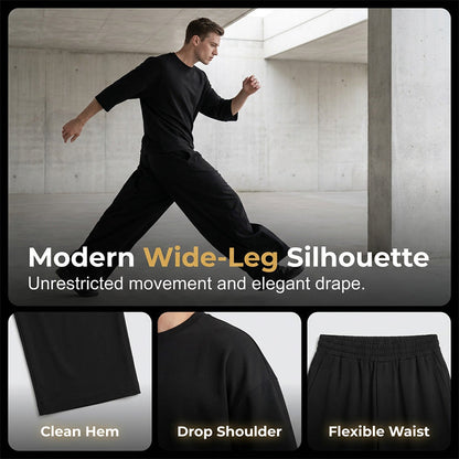 🔥Limited-time offer-Men's Modern Casual Pleated Tracksuit