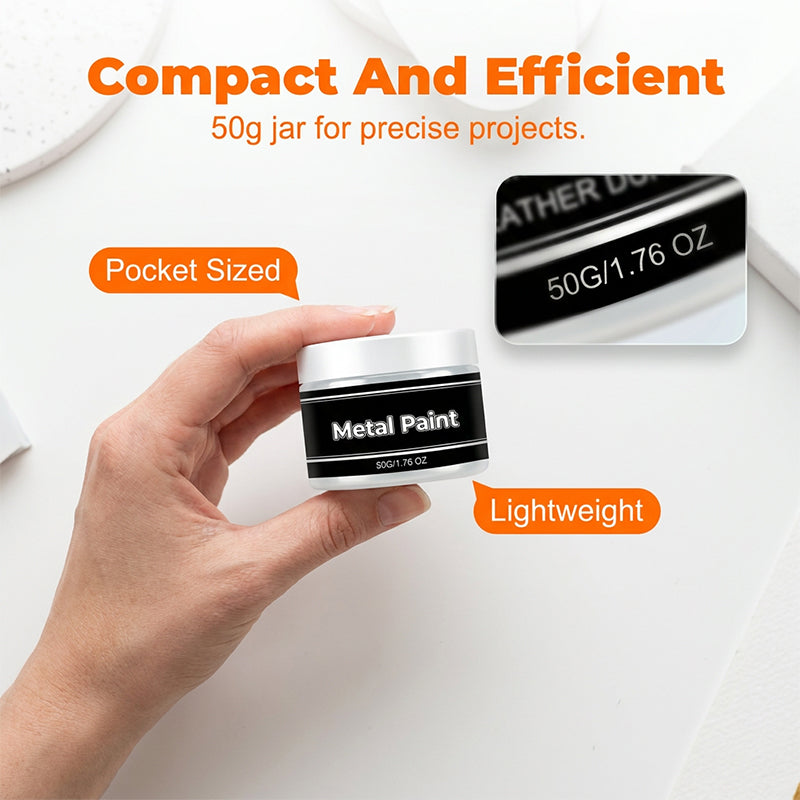 🔥 50% OFF !! 📢 Quick-Dry Silver Metal Paint | Resistant to fading, peeling and cracking ✨