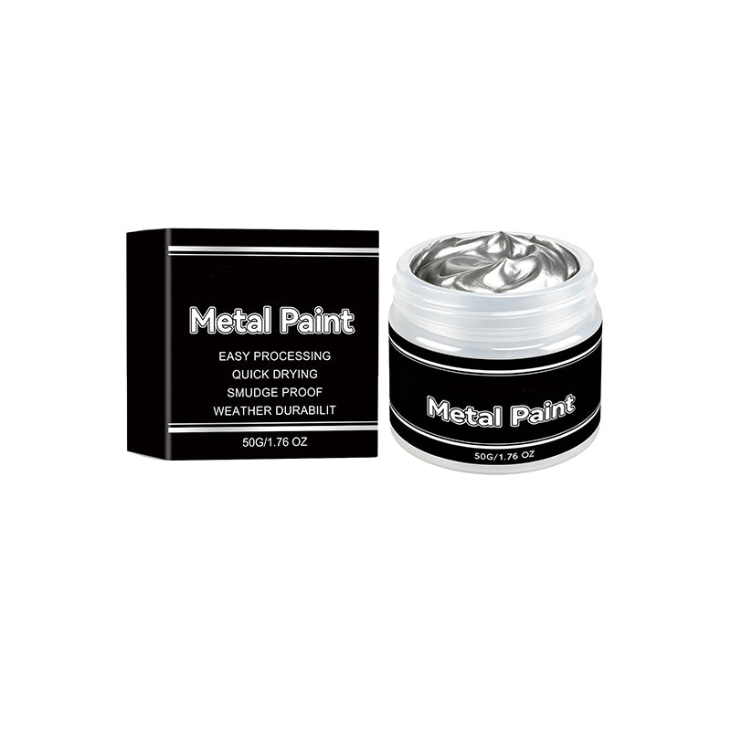 🔥 50% OFF !! 📢 Quick-Dry Silver Metal Paint | Resistant to fading, peeling and cracking ✨