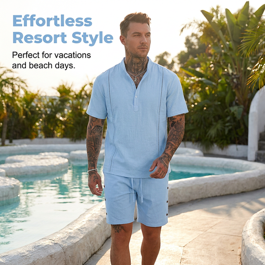 🔥Limited-time offer-Men's Breathable Casual Two-Piece Set