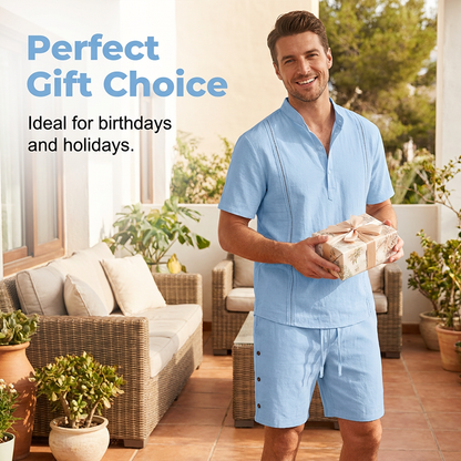 🔥Limited-time offer-Men's Breathable Casual Two-Piece Set
