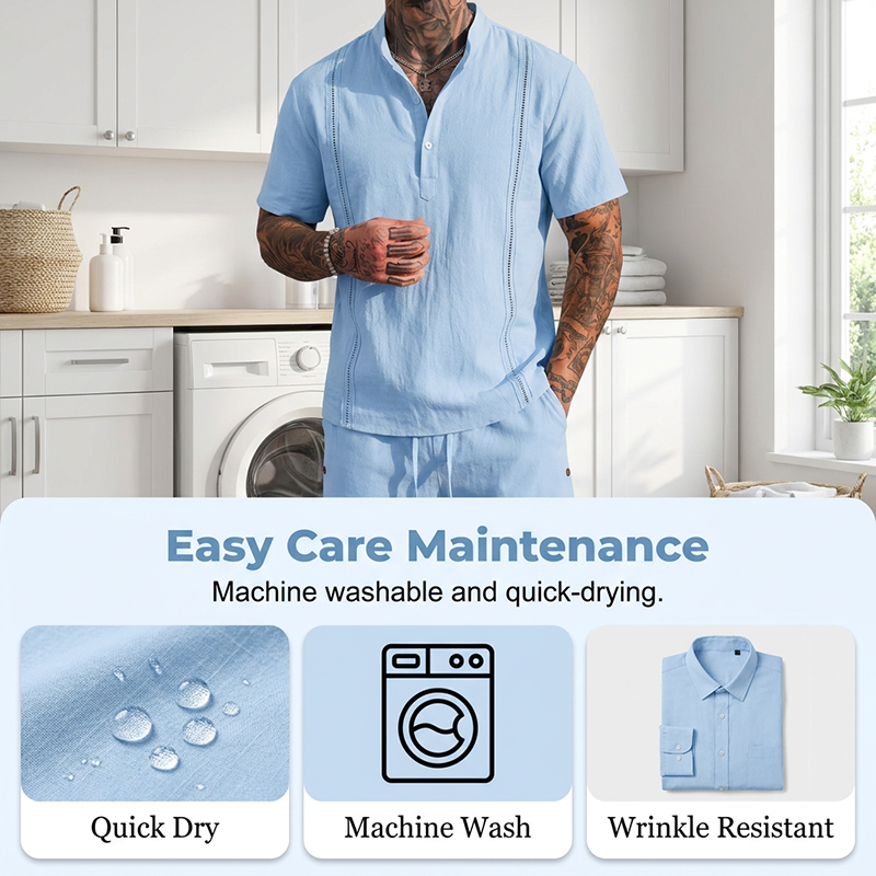 🔥Limited-time offer-Men's Breathable Casual Two-Piece Set