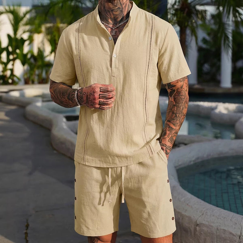 🔥Limited-time offer-Men's Breathable Casual Two-Piece Set
