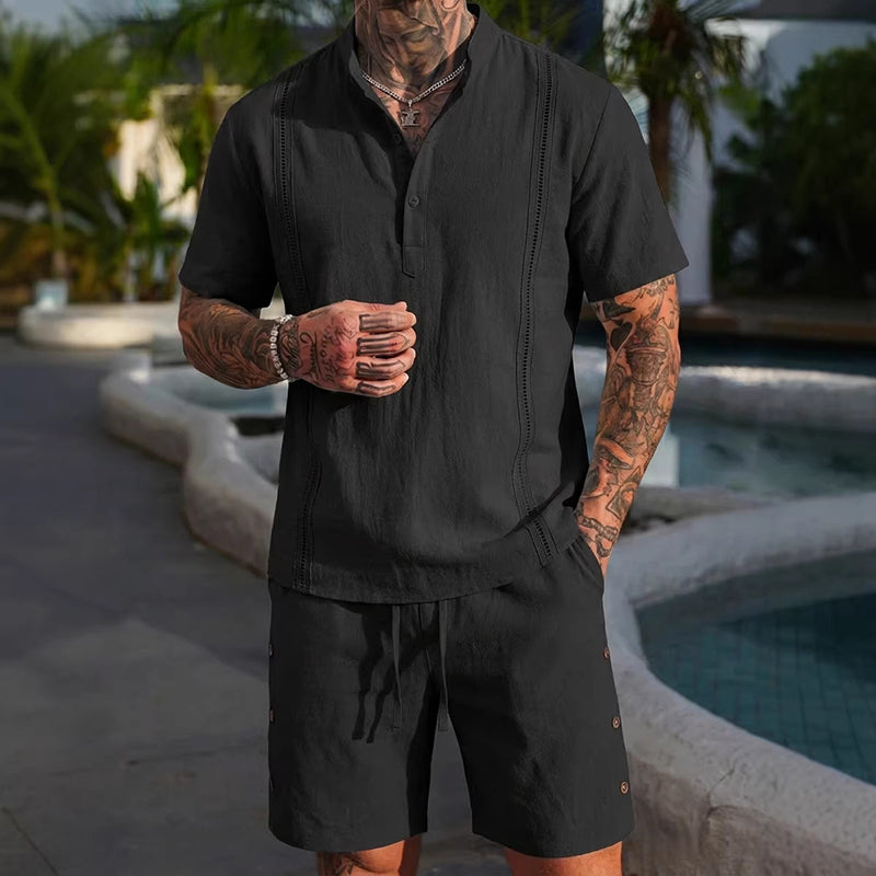 🔥Limited-time offer-Men's Breathable Casual Two-Piece Set