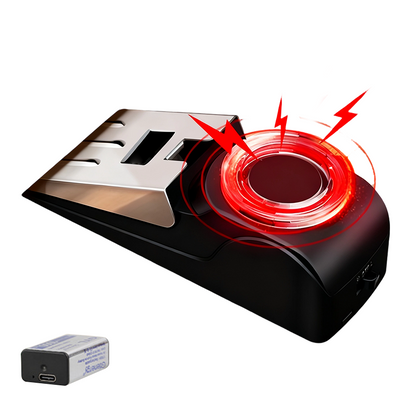 📢📢50% OFF !! ⏰Door Stopper Alarm with Sound & Light Alert for Home & Travel