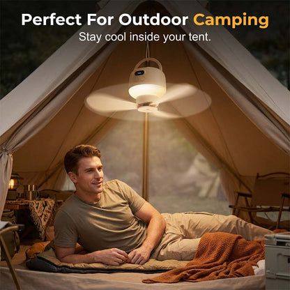 💴 Limited Stock⏰ Portable USB Ceiling Fan with LED Light |💡 USB-Powered, Hang Anywhere, Ideal for Camping & Home – Cash on Delivery ✅