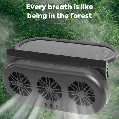 Solar Air Circulation Exhaust Fan for Car - Cooling Artifact