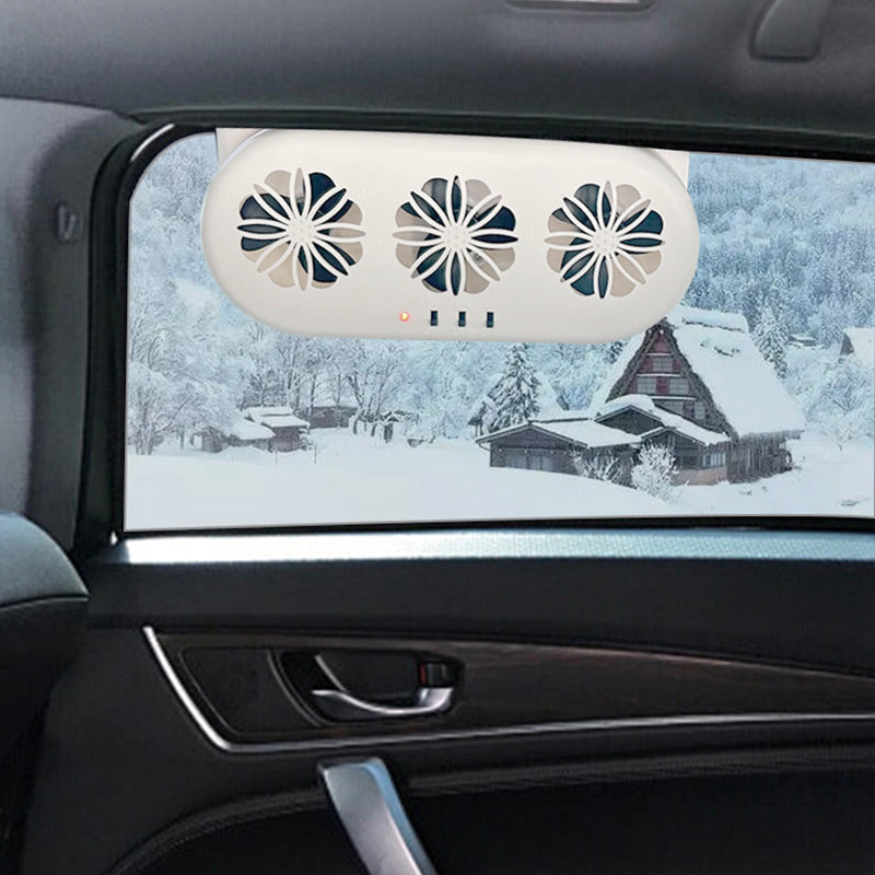 Solar Air Circulation Exhaust Fan for Car - Cooling Artifact