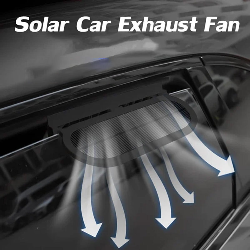 Solar Air Circulation Exhaust Fan for Car - Cooling Artifact