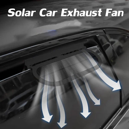 Solar Air Circulation Exhaust Fan for Car - Cooling Artifact