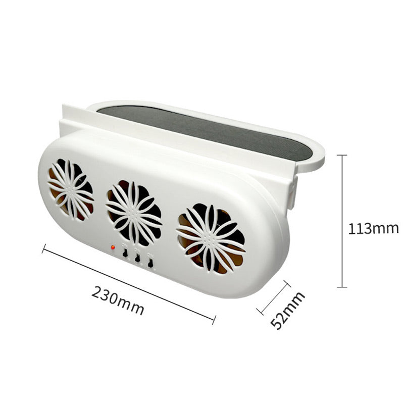 Solar Air Circulation Exhaust Fan for Car - Cooling Artifact