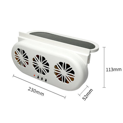Solar Air Circulation Exhaust Fan for Car - Cooling Artifact