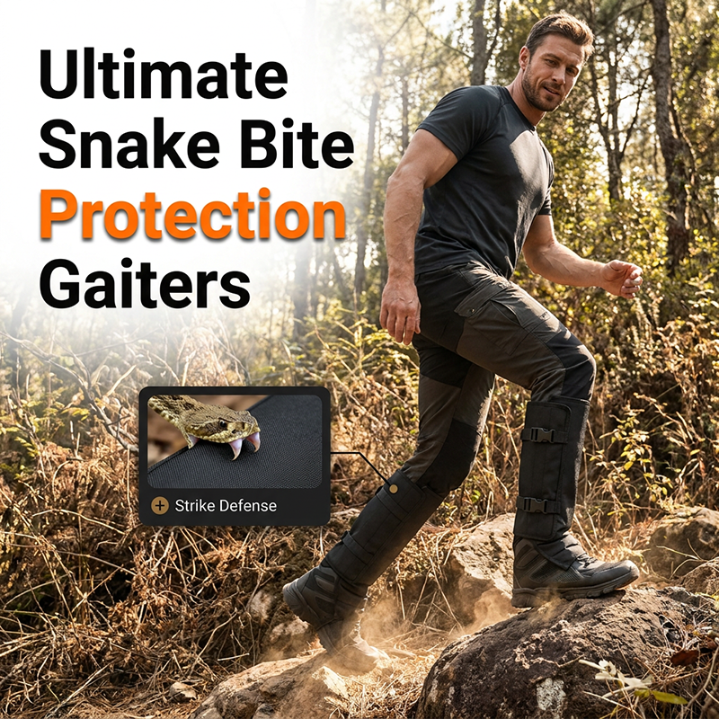 🌿 Tuck In, Stay Dry, Avoid Ticks – Tough Ripstop Gaiters for Hiking & Shooting.