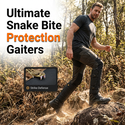 🌿 Tuck In, Stay Dry, Avoid Ticks – Tough Ripstop Gaiters for Hiking & Shooting.