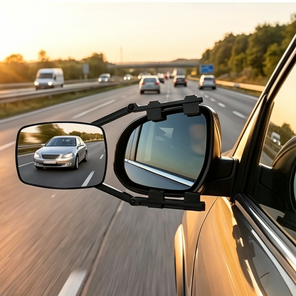 🔥 LIMITED TIME 50% OFF! 🚛 See More, Tow Safer – Adjustable Extendable Trailer Mirror 👀