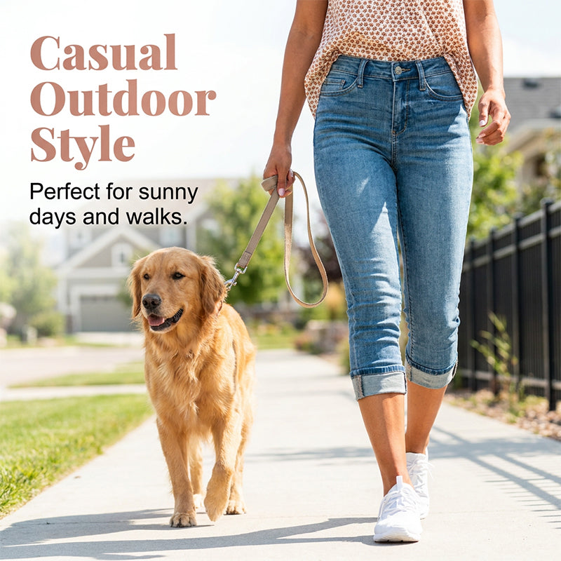 🔥Women's Casual High Waist Stretch Capri Jeans