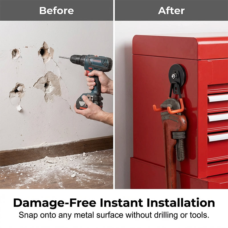 🔥Limited-time offer-Heavy-Duty Magnetic Double-Claw Hook