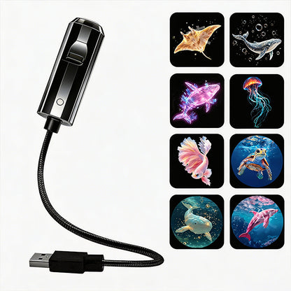🔥Limited-time offer-USB Galaxy & Moon Projector Night Light