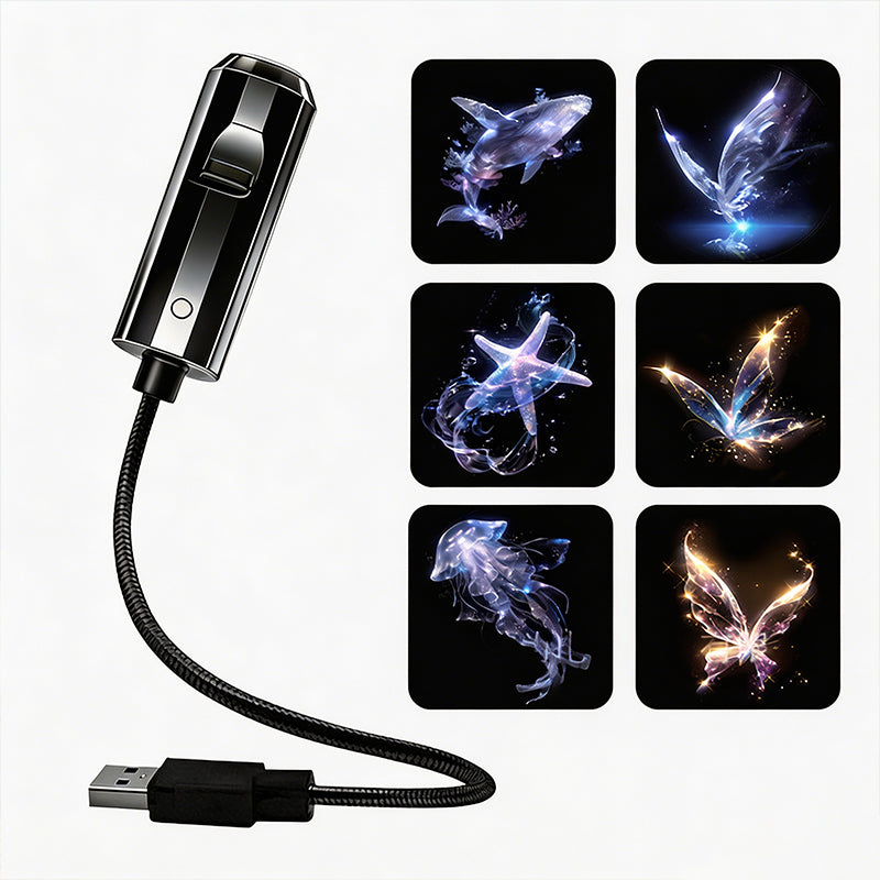 🔥Limited-time offer-USB Galaxy & Moon Projector Night Light