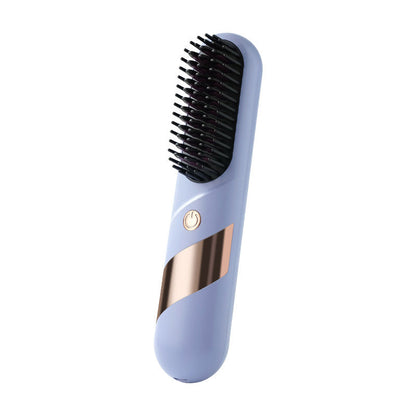 Cordless Ceramic Hair Straightener Brush