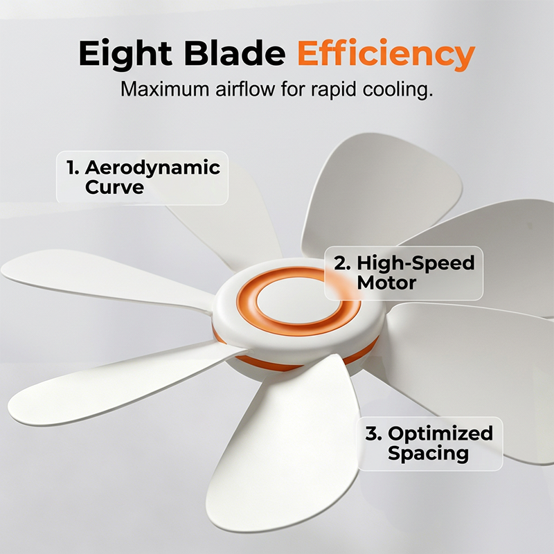 🏆LAST DAY SALE 50% OFF🔥Portable Mini Ceiling Fan with Hanging Hook