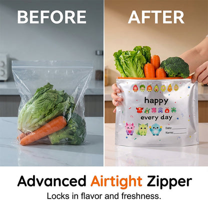 ⌛Today's Daily Special-Reusable Aluminum Foil Sealable Storage Bags (10-Pieces)