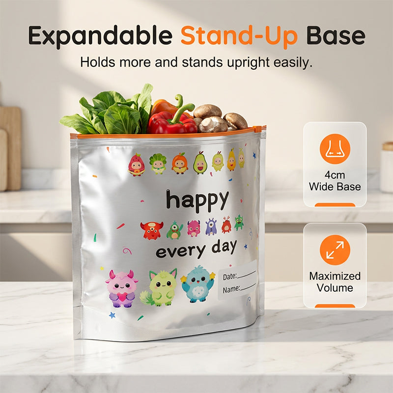 ⌛Today's Daily Special-Reusable Aluminum Foil Sealable Storage Bags (10-Pieces)