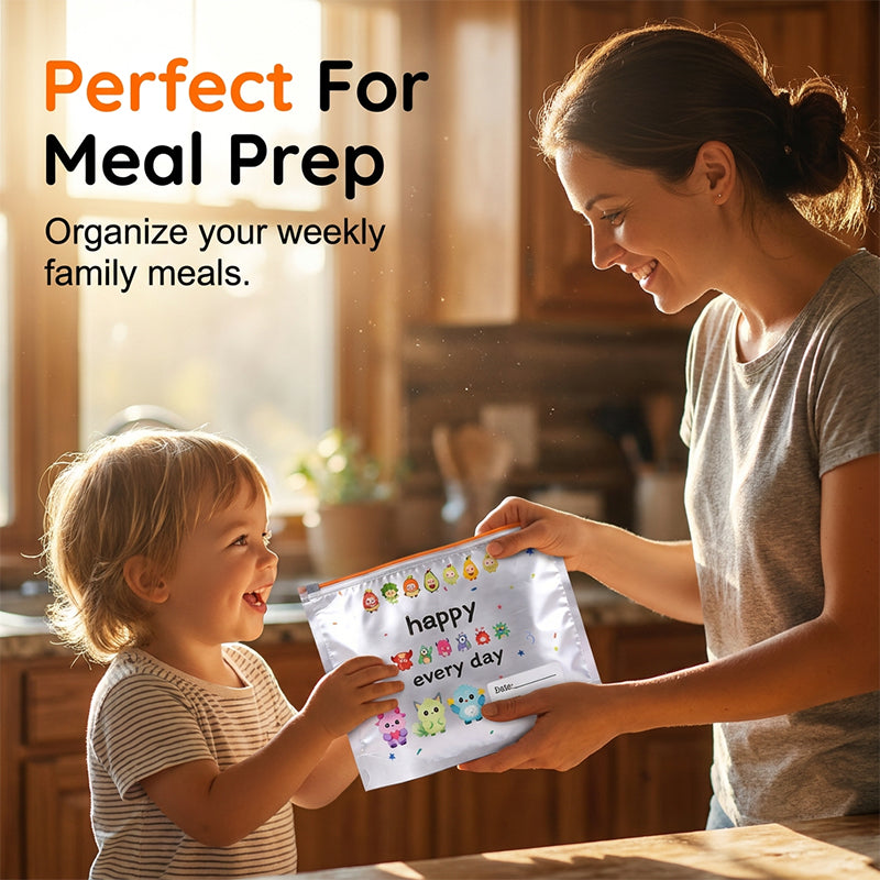⌛Today's Daily Special-Reusable Aluminum Foil Sealable Storage Bags (10-Pieces)