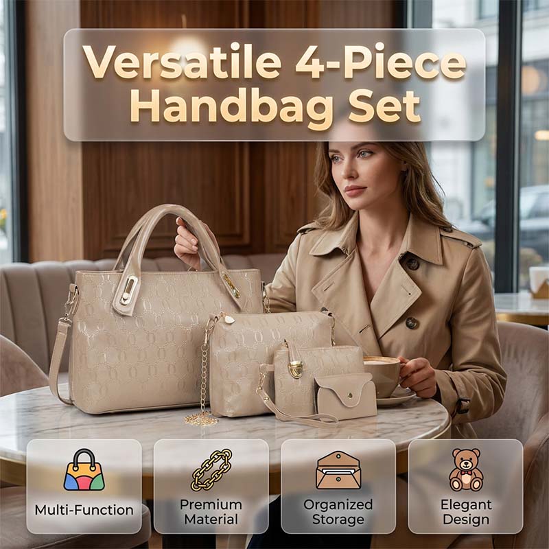 🔥2026 Hot Sale 50% OFF✨Women's Versatile 4-Piece Handbag Set