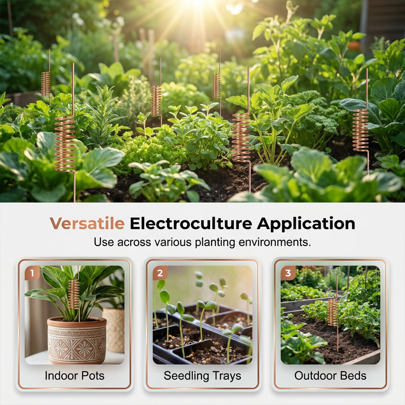 🔥Limited-time offer-Copper Spiral Antenna Plant Stakes
