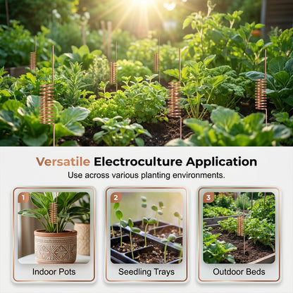 🔥Limited-time offer-Copper Spiral Antenna Plant Stakes