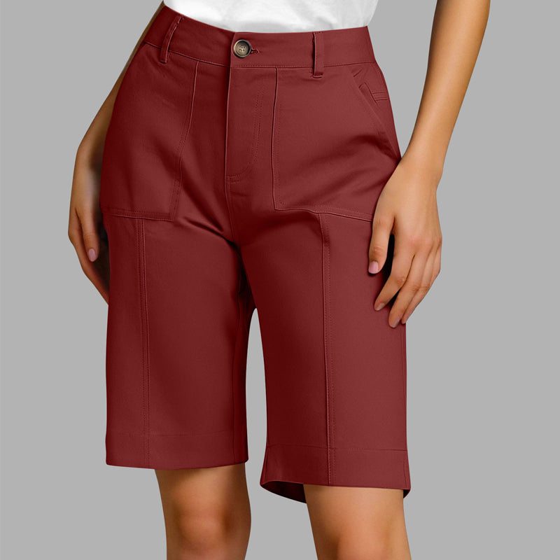 🔥New arrivals now on sale-Women's Solid Color Casual Shorts