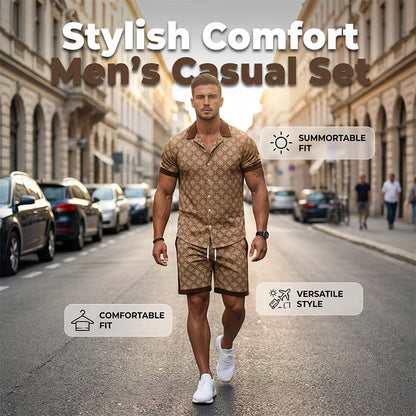 🔥New arrivals now on sale-Men's Printed 2-Piece Summer Set